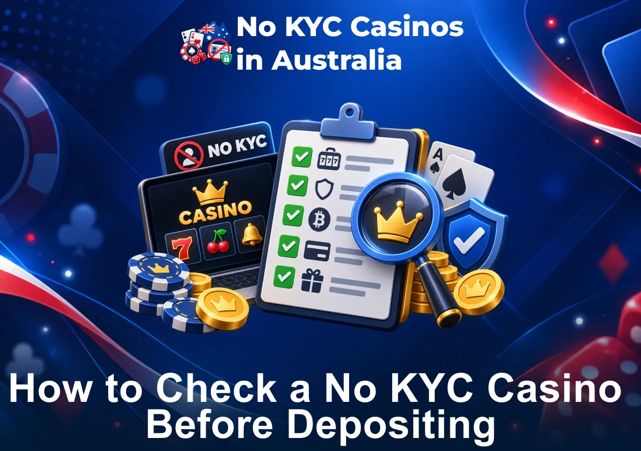 How to check a No KYC casino before depositing by reviewing security and payment features.